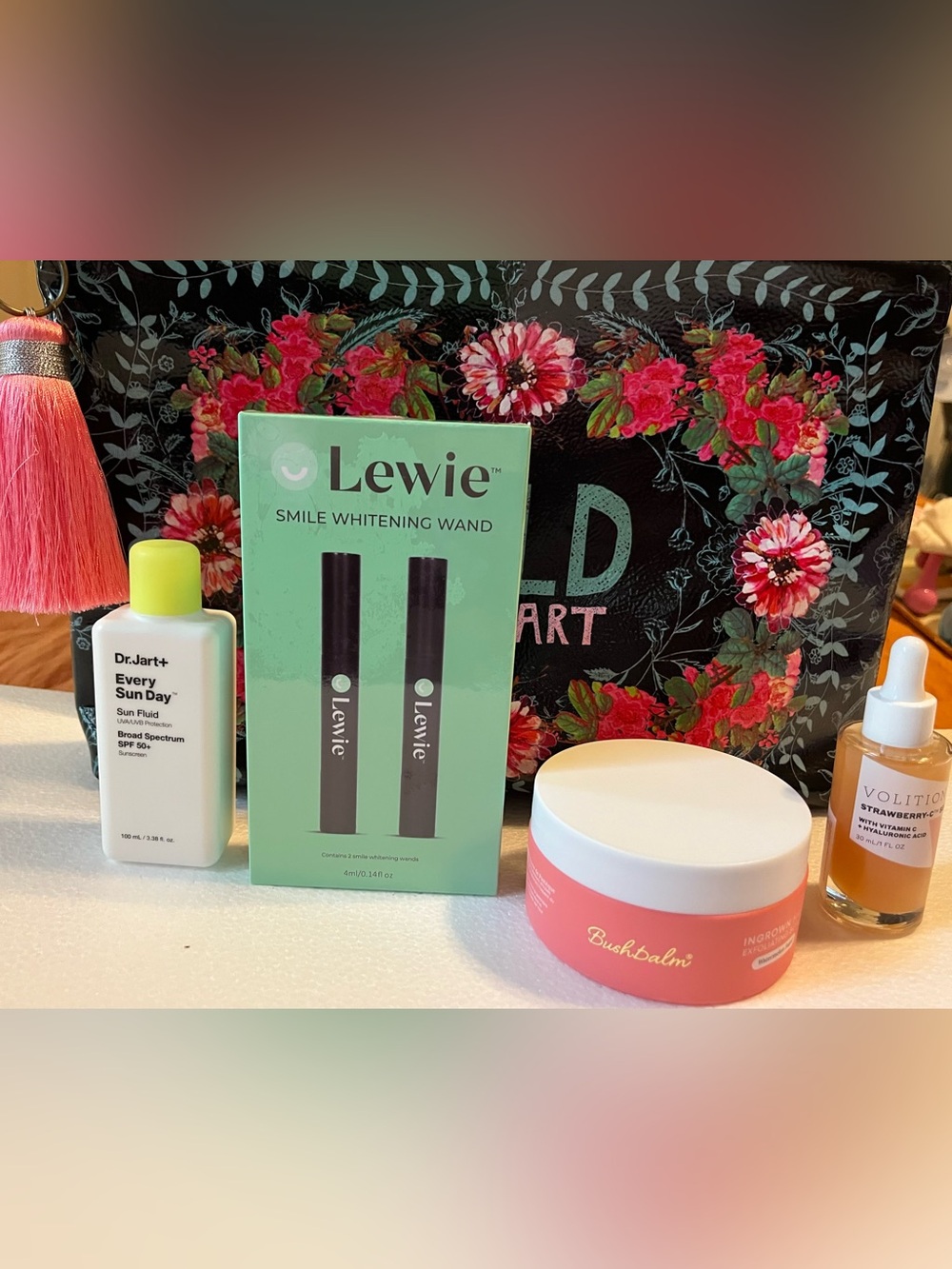 Beauty Bundle | Dr. Jart+, Volition, Bushbalm, Lewie & Papaya! Cosmetic Bag